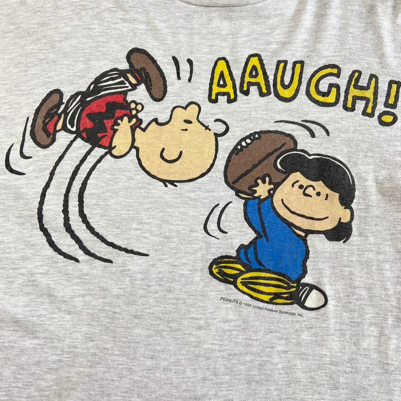 ~90年代 PEANUTS ピーナッツ スヌーピー キャラクタープリントTシャツ メンズM /eaa331039