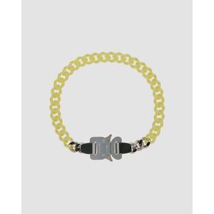 1017 ALYX 9SM  NYLON AND METAL CHAIN NECKLACE  YELLOW