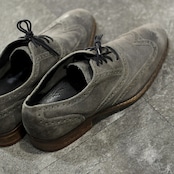 COLE HAAN wingtip suede leather shoes