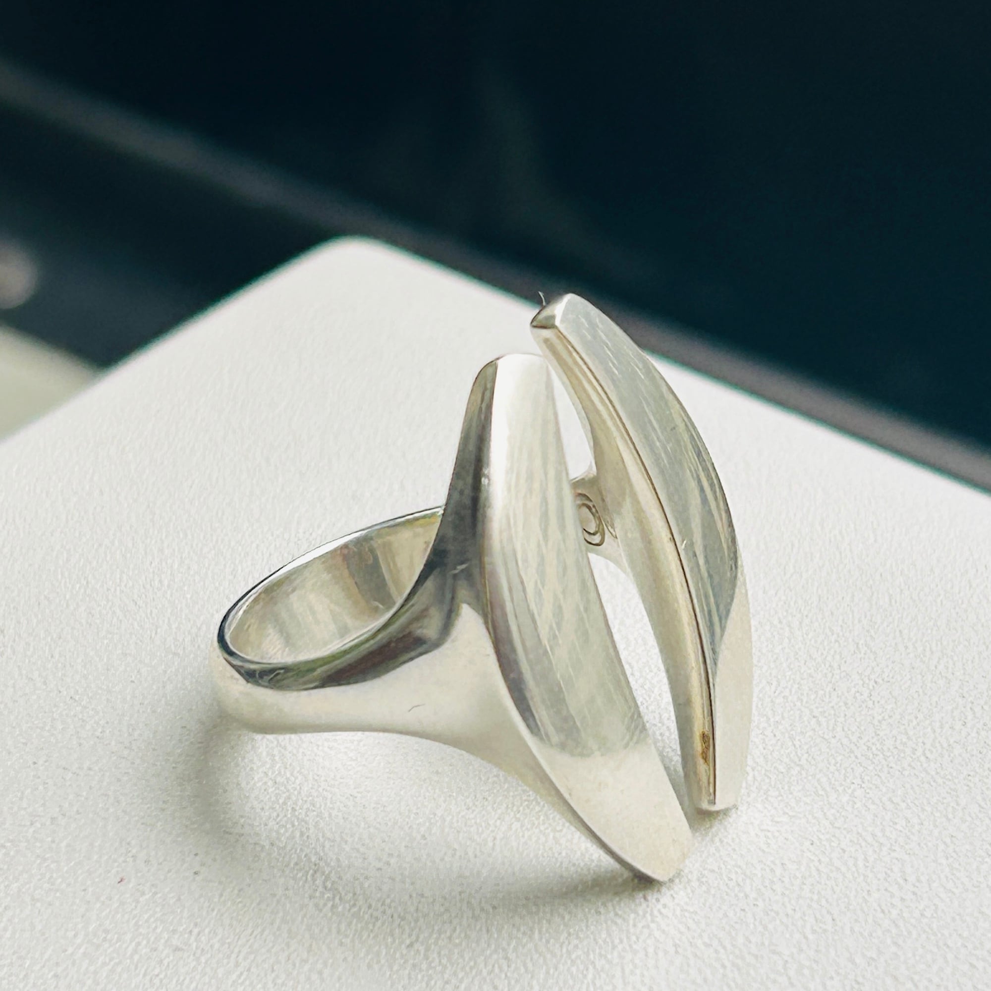 Bent Gabrielsen for W.&S. Sorensen シルバー925 Bypassリング （13号