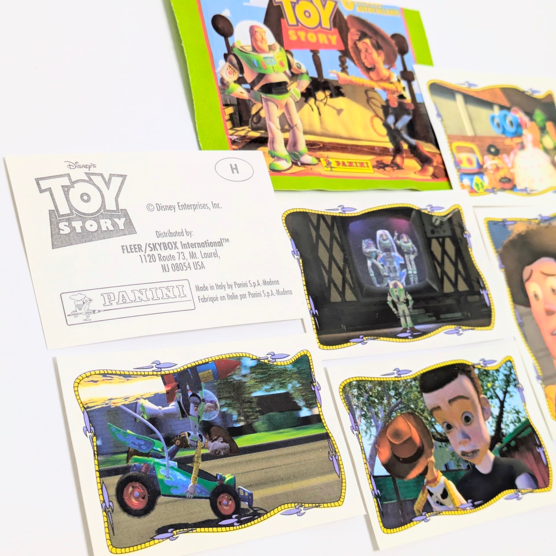 ☆送料無料!☆1995年製【 Toy Story( トイストーリー ) 】VINTAGE  ステッカー単品 (1個=6STICKER)〚アメリカン雑貨 アメトイ〛