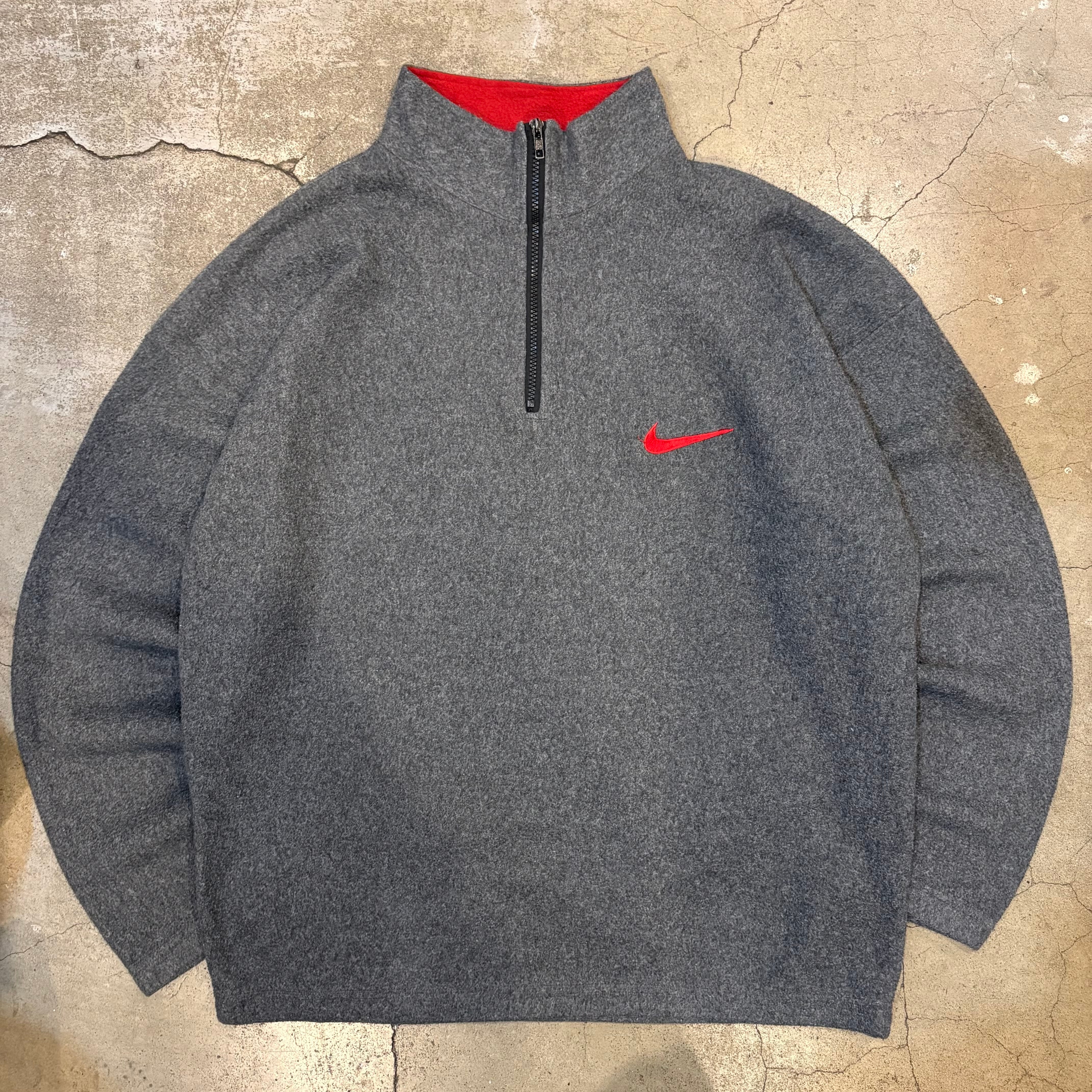 90s NIKE half zip fleece pullover (Made in USA) | 仙台 古着屋