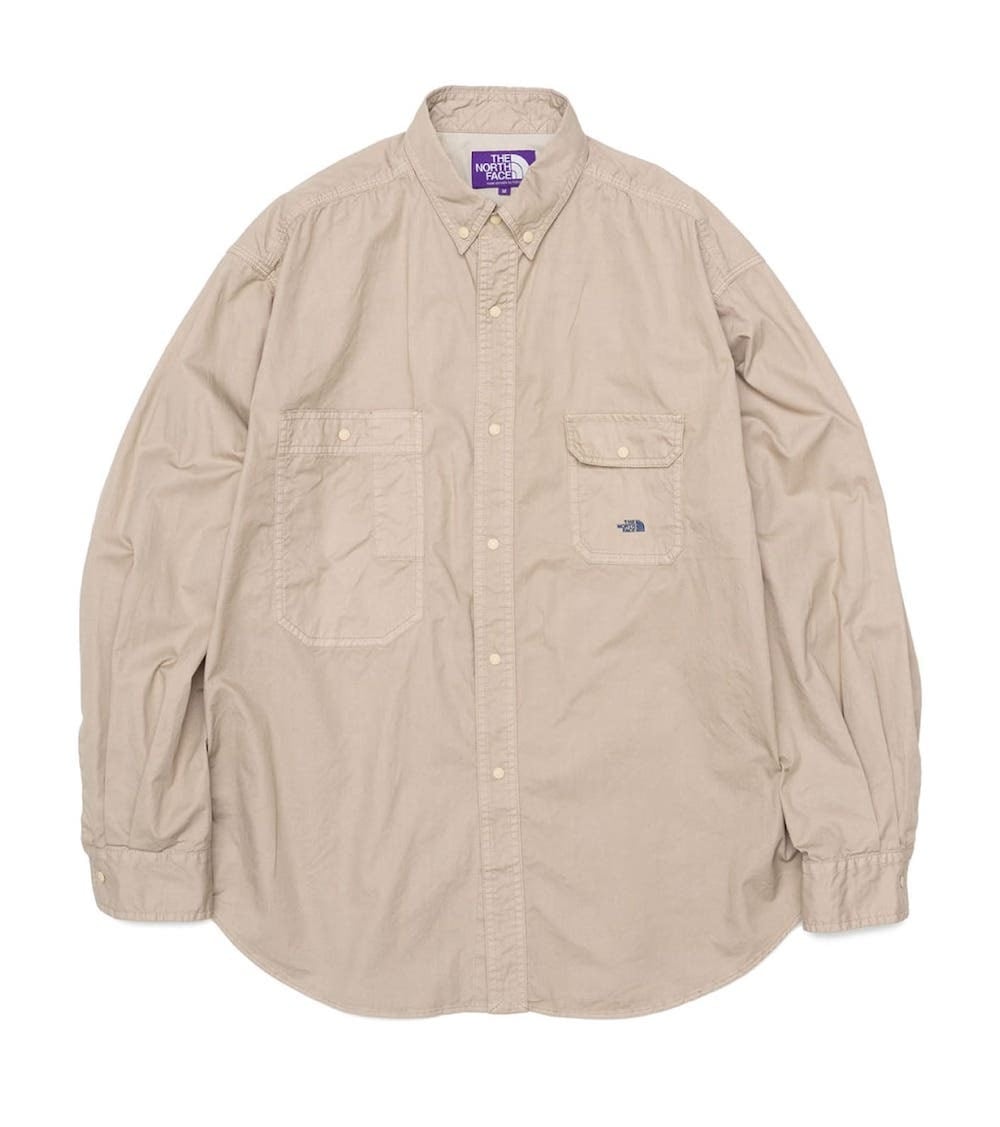 THE NORTH FACE PURPLE LABEL Lightweight Twill B.D. Work Shirt NT3202N  BE(BEIGE) | ～ c o u j i ～ powered by BASE