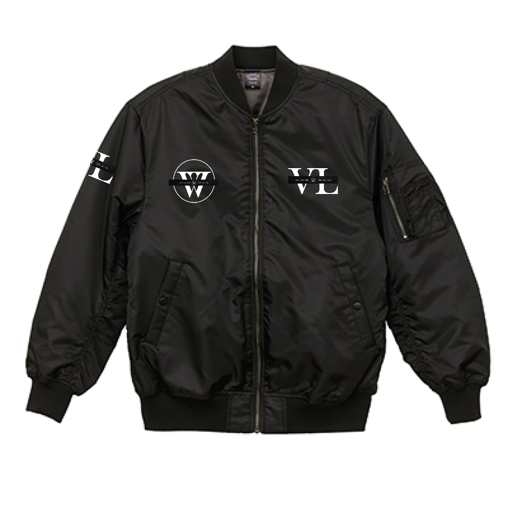 （両面印刷）United Athle タイプ MA-1 ジャケット（中綿入）