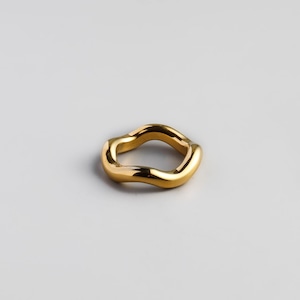 316L wavy ring   #r61