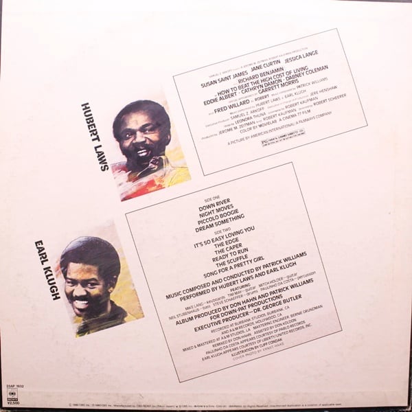 Hubert Laws And Earl Klugh / How To Beat The High Cost Of Living (Music From The Original Soundtrack) [25AP 1932] - 画像2
