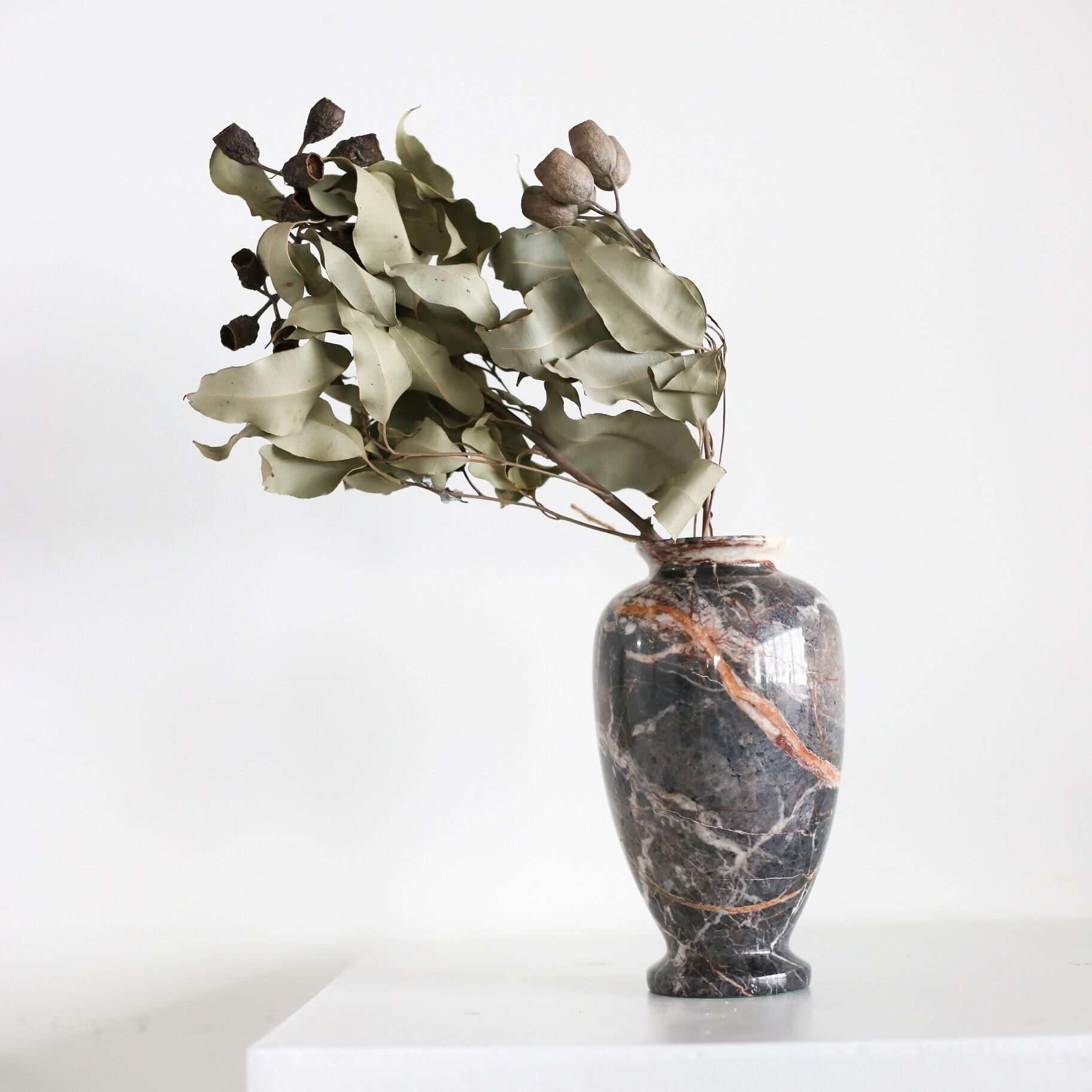 Marble Stone Flower Vase (made in Japan) | Et cetera