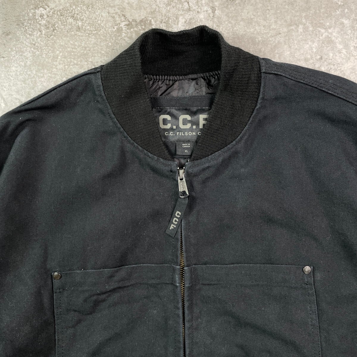 C.C. FILSON フィルソン ダック地 ボンバージャケット メンズXL 古着