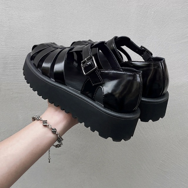 グルカ厚底サンダル　0614