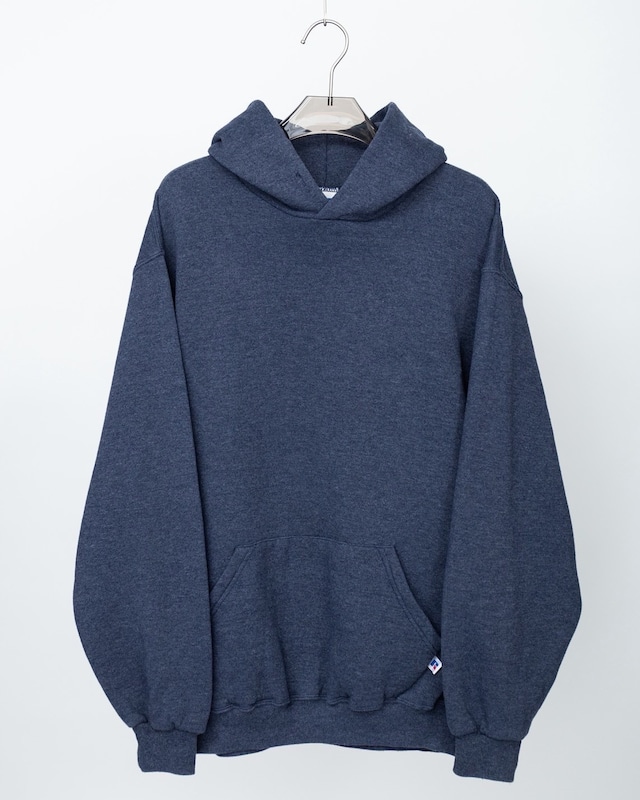 "RUSSELL" plain sweat hoodie (blue)