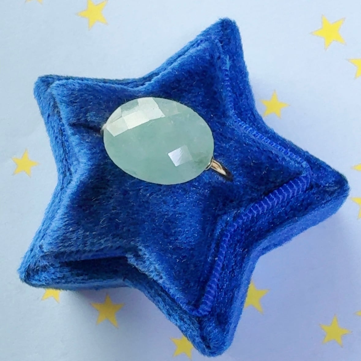 アクアマリンキャンディリング 】＃0591 | STELLA