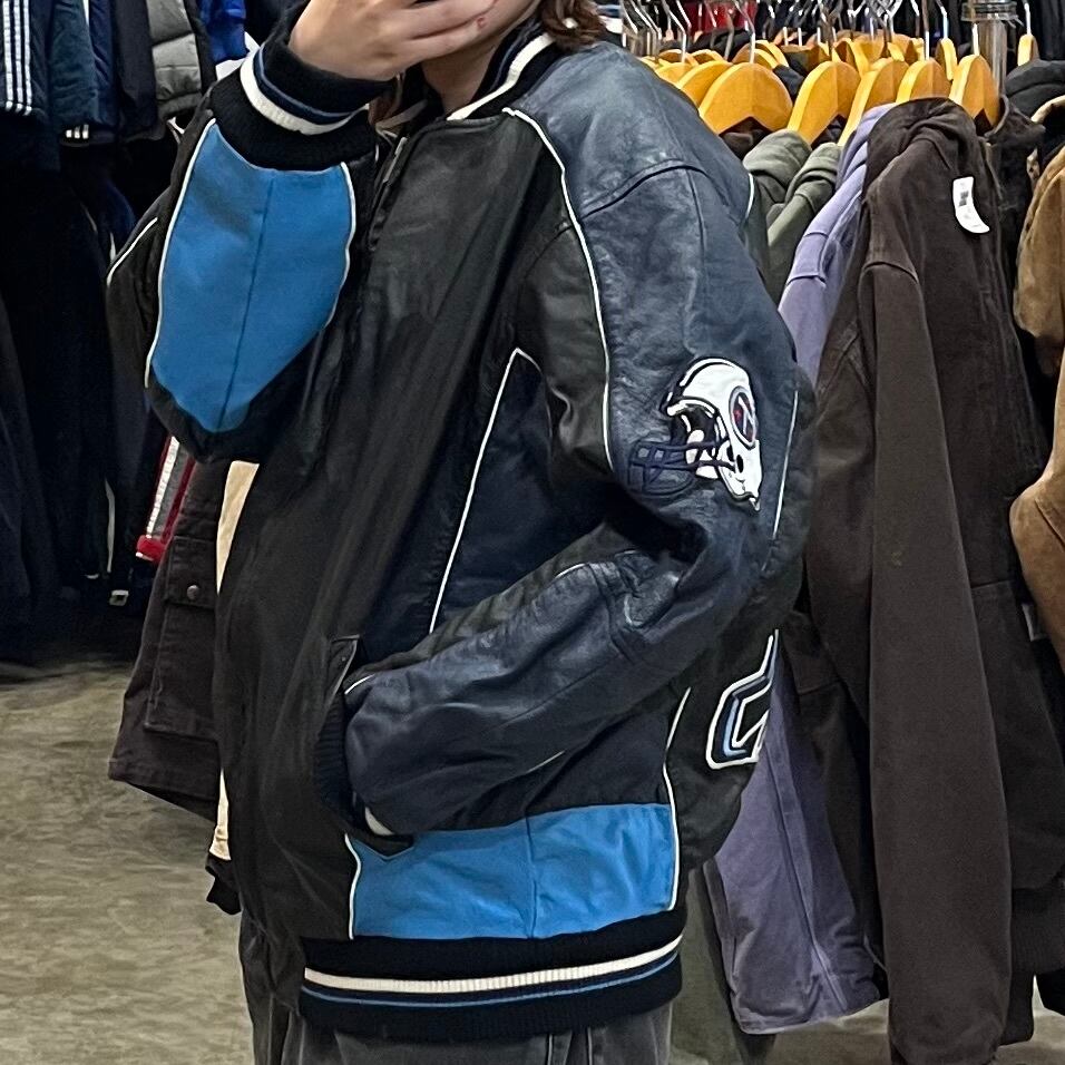 NFL TENNESSEE TITANS / テネシータイタンズ】レザージャケット | 古着 