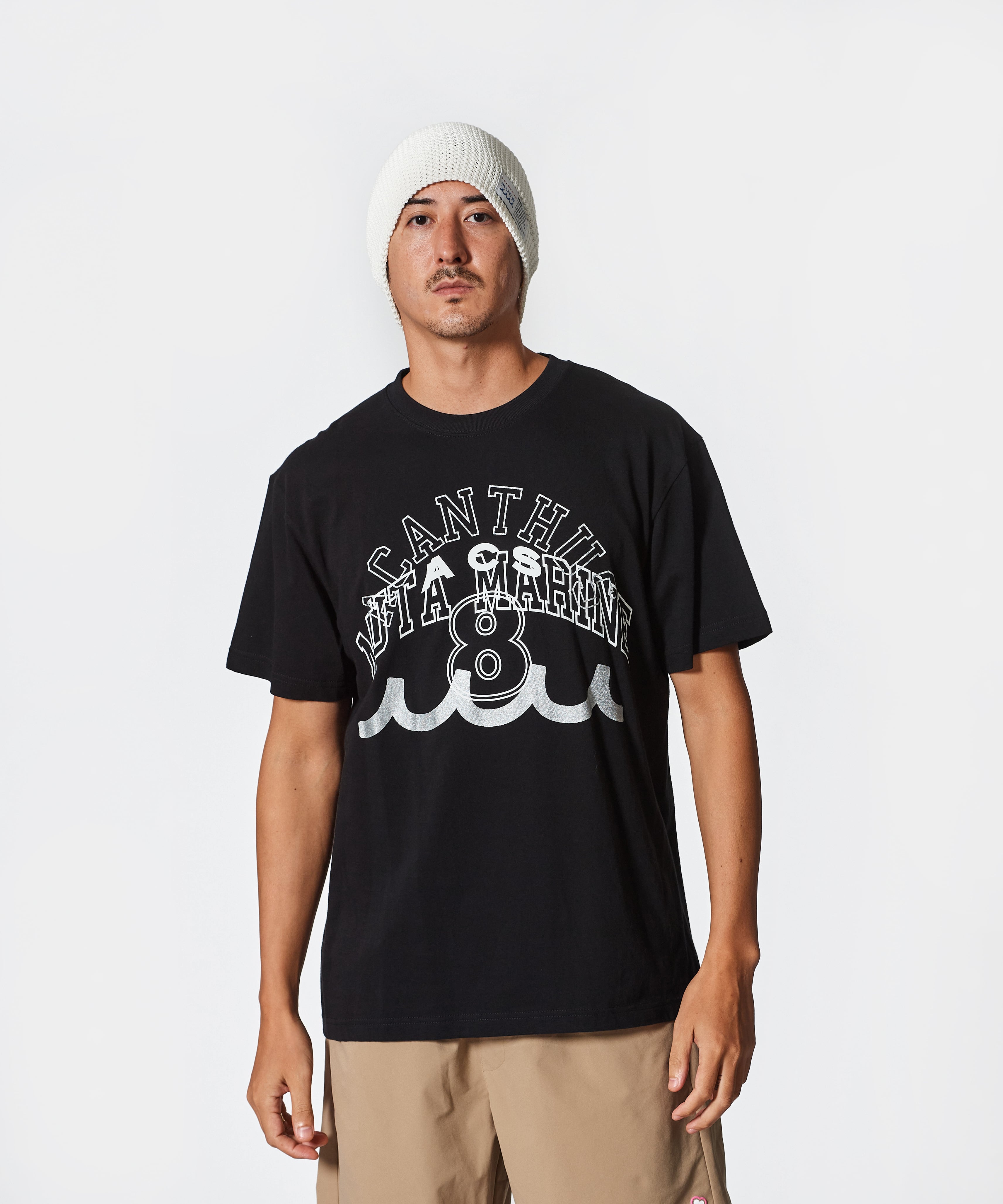 完売前に【muta MARINE×ACANTHUS】マルチロゴ Tシャツ muta MARINE × ACANTHUS マルチロゴ Tシャツ | ACANTHUS ONLINE