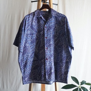 ESPRIT SPORT リーフ柄シャツ France [C2881]