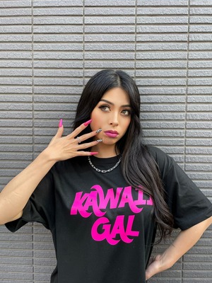 KAWAII GAL TEE BLACK