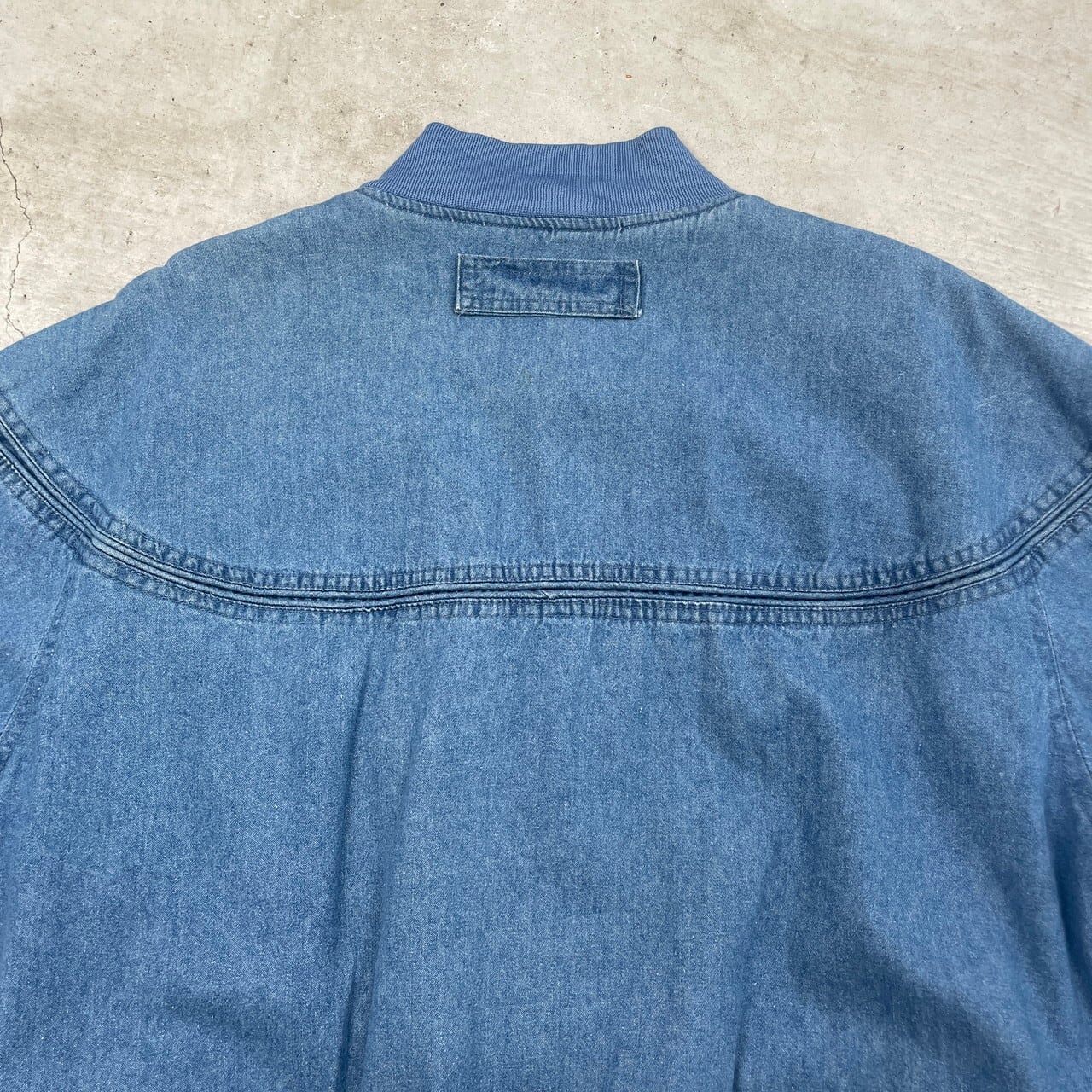 90年代 HABAND カップショルダー デニムダービージャケット メンズL  