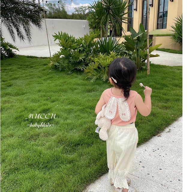 送料無料 予約販売 可愛いすぎる うさ耳 レース トップス 80cm 130cm ペアコーデ 兄弟 姉妹 男の子 女の子 お誕生日 ハーフバースデー 出産祝い 出産準備 Muccu Baby Kids