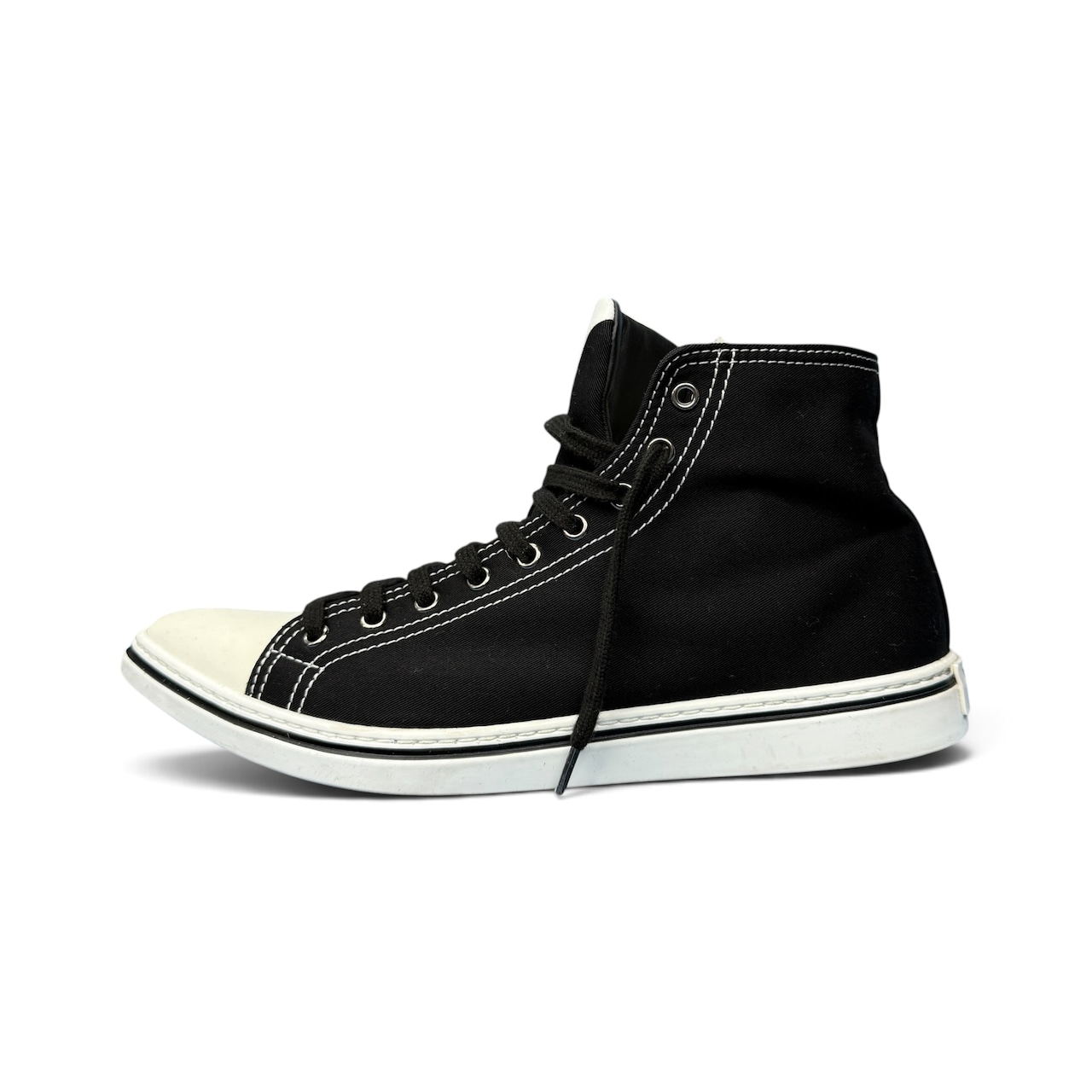 【PRADA】プラダ POINTY HIGH-TOP SNEAKER スニーカー