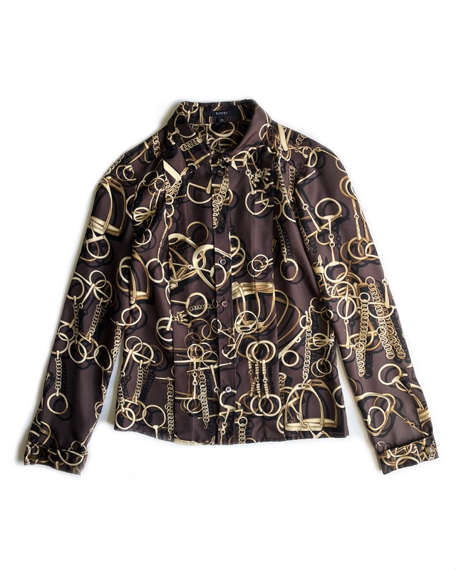 淡水水槽】 ? GUCCI/シルクシャツ/ヤンキース