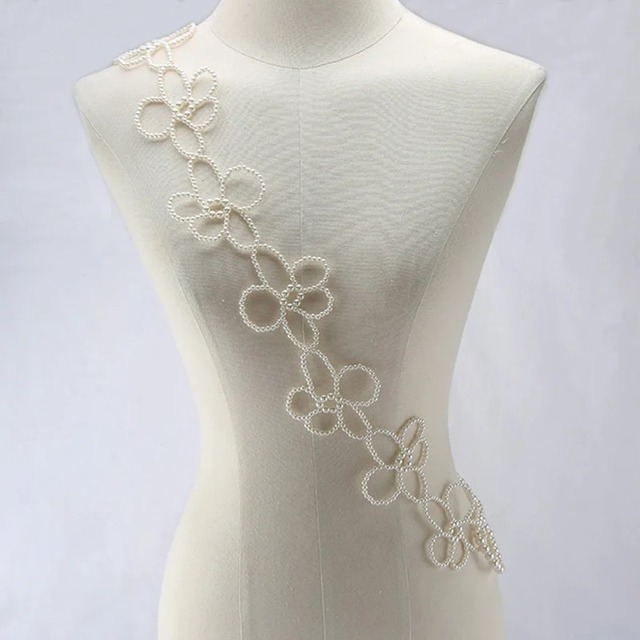 フラワービーズショルダーストラップ