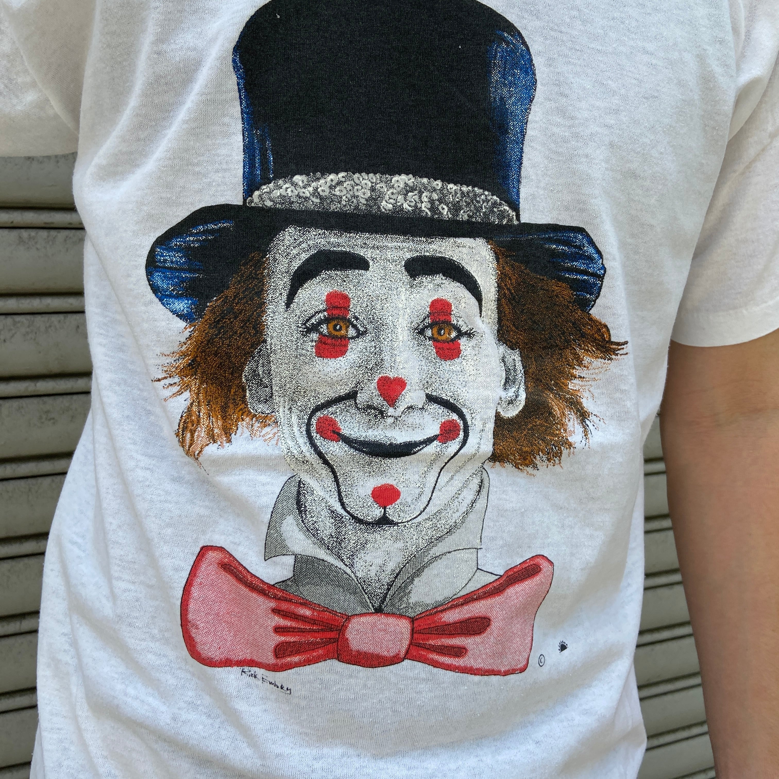 古着 90s Emmett Kelly Jr 「Market Analyst」 Weary Willie ピエロ