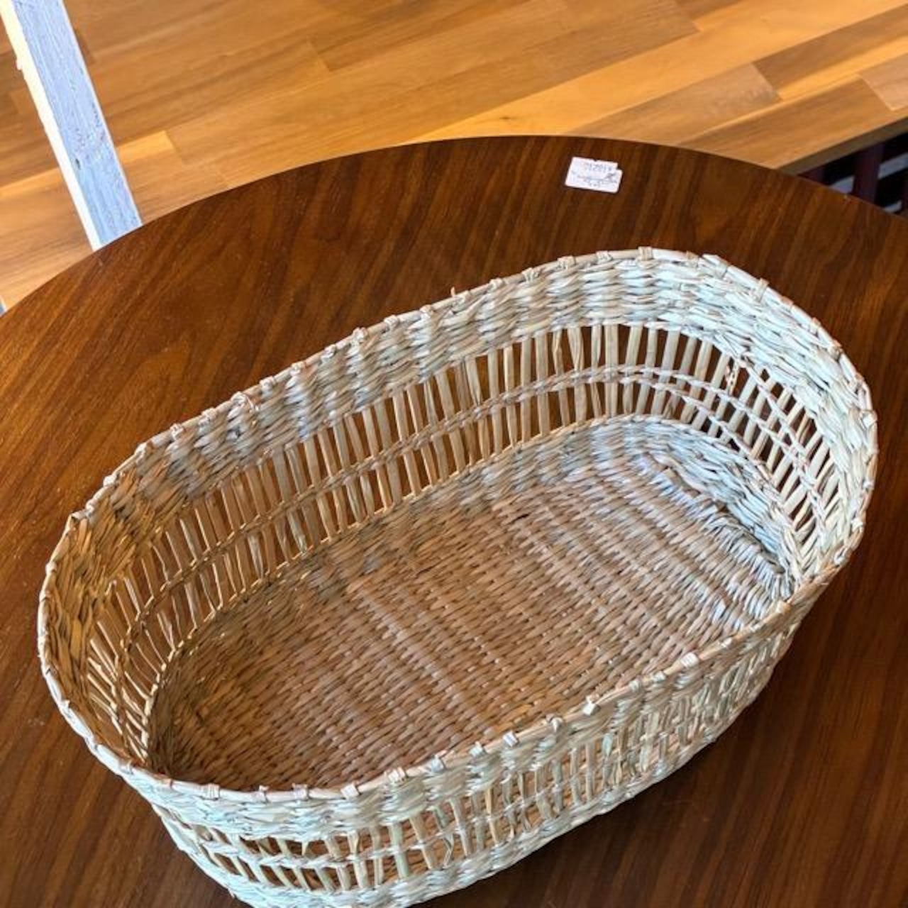 Vietnam Seagrass oval basket S　ベトナム　シーグラスオーバルバスケット S　家具　インテリア　収納　小物入れ　バスケット　水草　カゴ