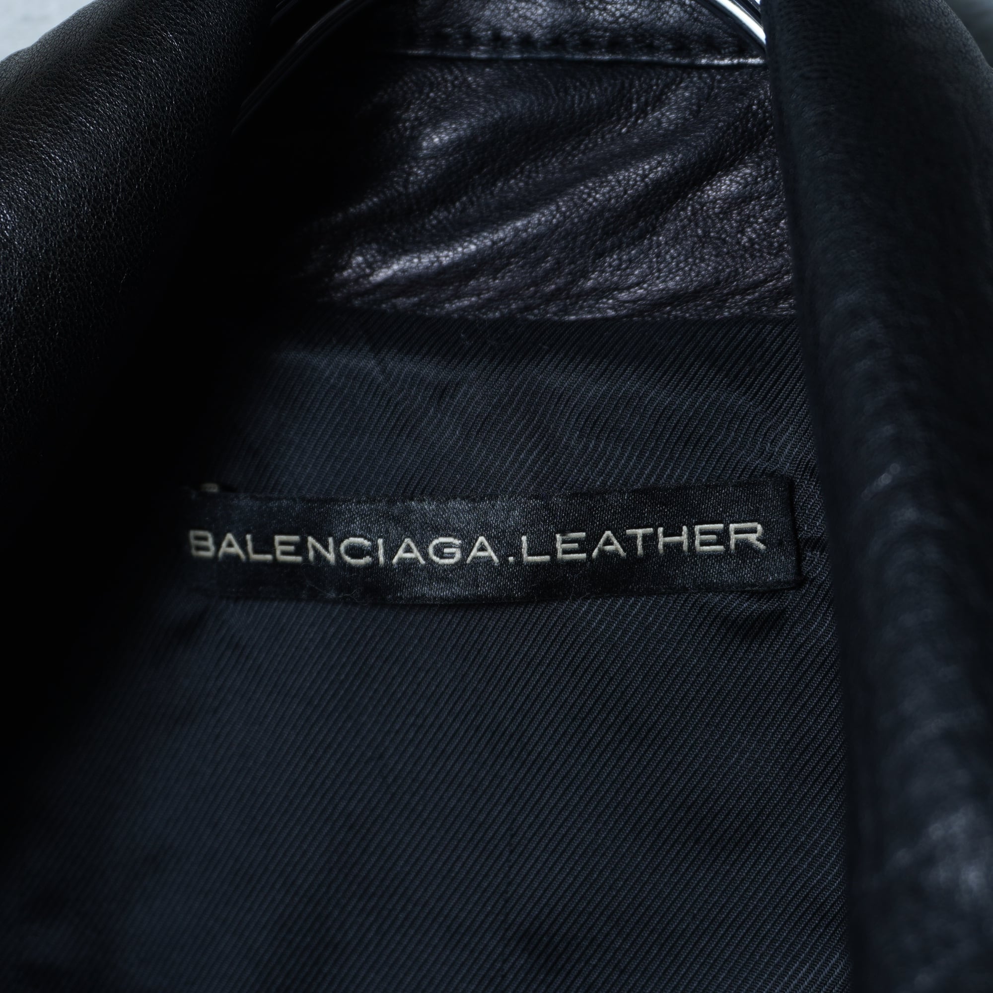 BALENCIAGA】バレンシアガ ニコラ期 ラムレザーダブルライダース