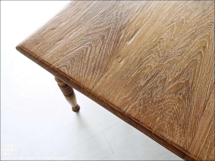 チーク無垢材 ヴィンテージテーブルW ダイニングテーブル デスク 机