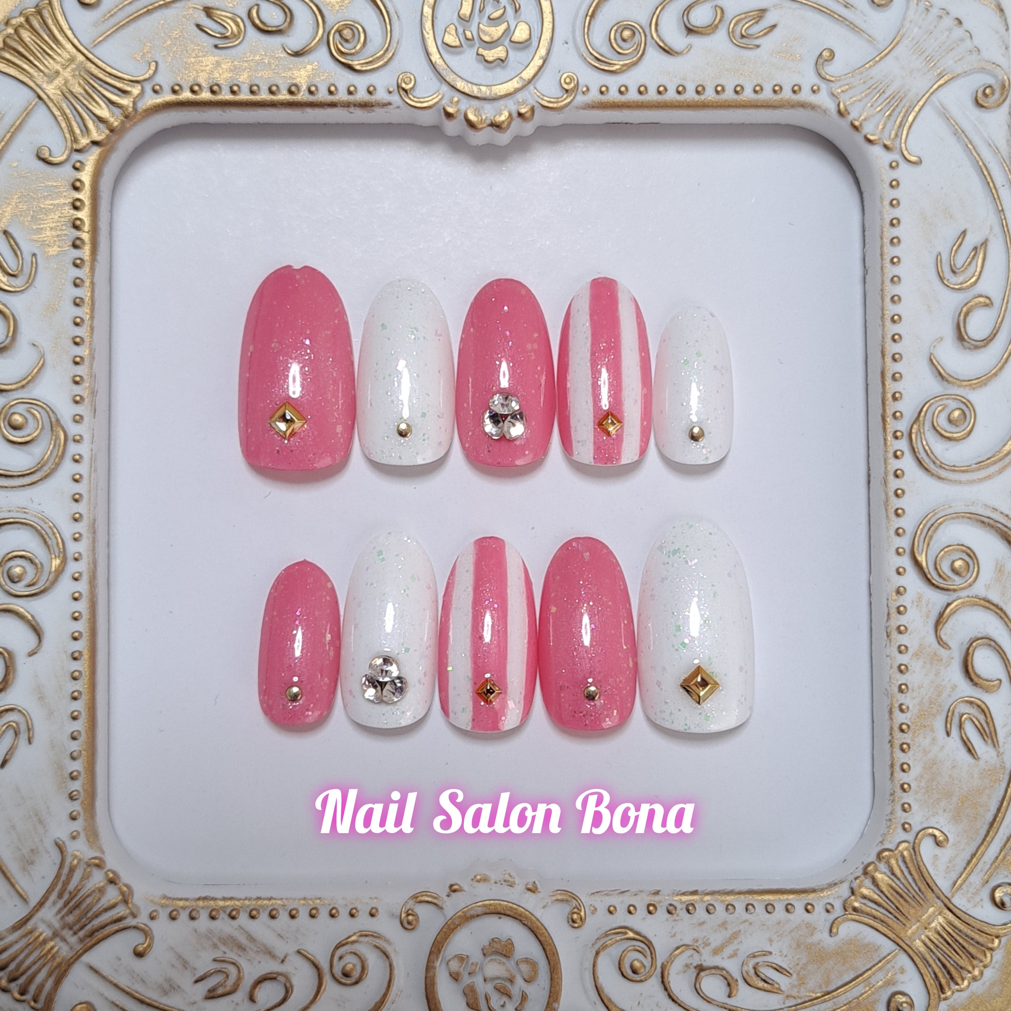 No.22 ストライプネイルチップ | Nail Tip Bona