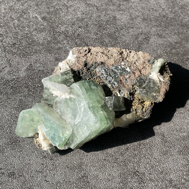 インド産♦︎Green Apophyllite グリーンアポフィライト|天然石　パワーストーン　鉱物　gem stone