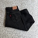 Levi’s / 550 00’s Relaxed Fit black denim size 36×32
