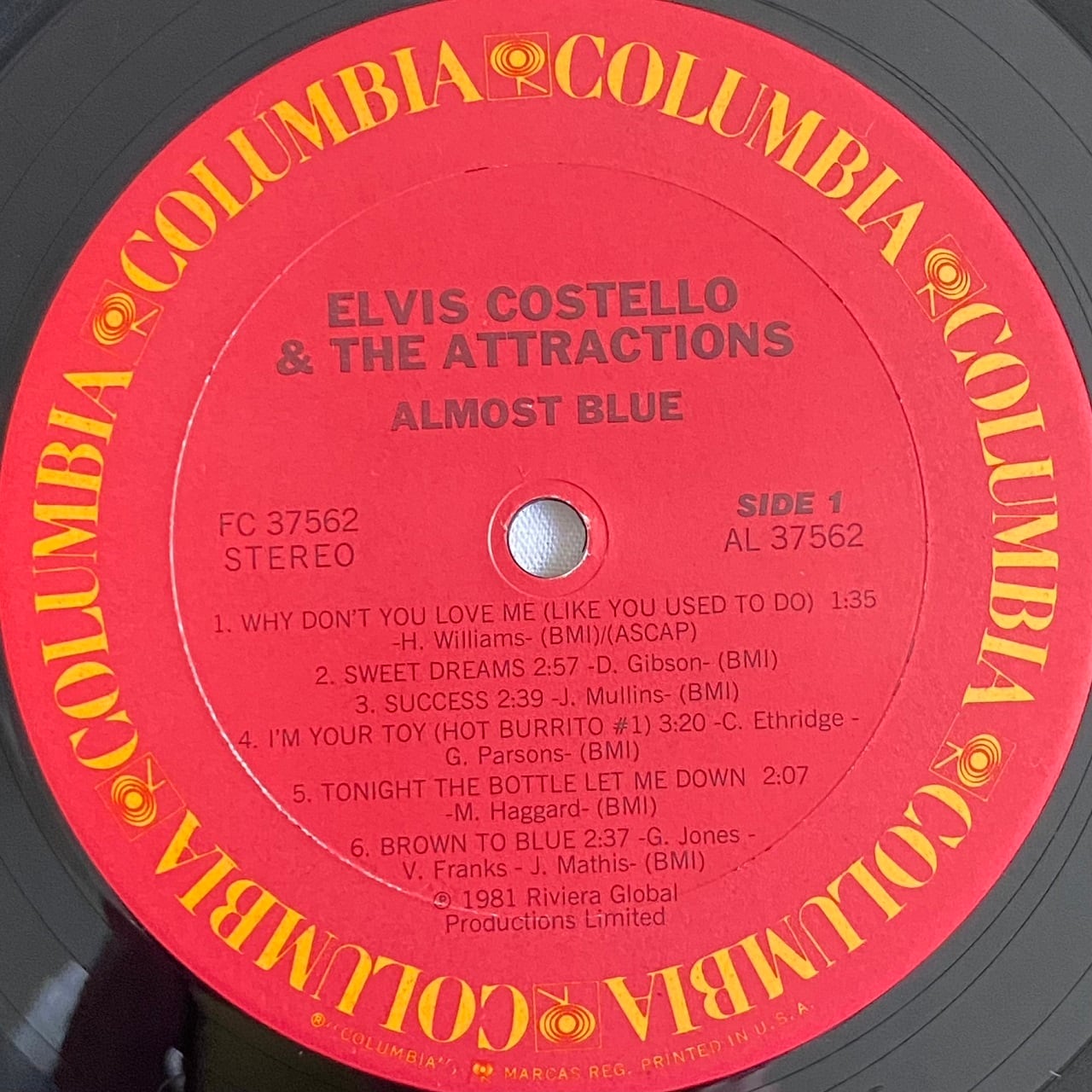 LP】Elvis Costello & the Attractions – Almost Blue | マメシバ