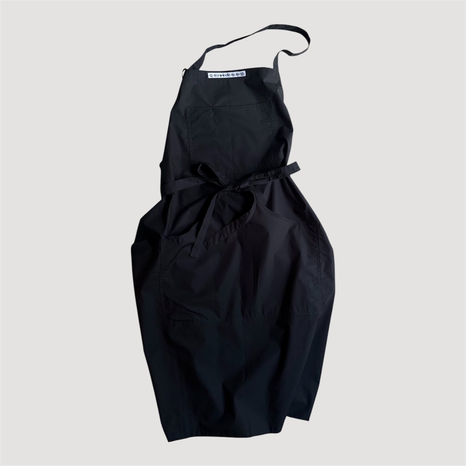 OLDMAN'S TAILOR / オールドマンズテーラー SEASONAL WORK APRON 2 POCKET(シーズナルワークエプロン2ポケット) m1556 BLACK