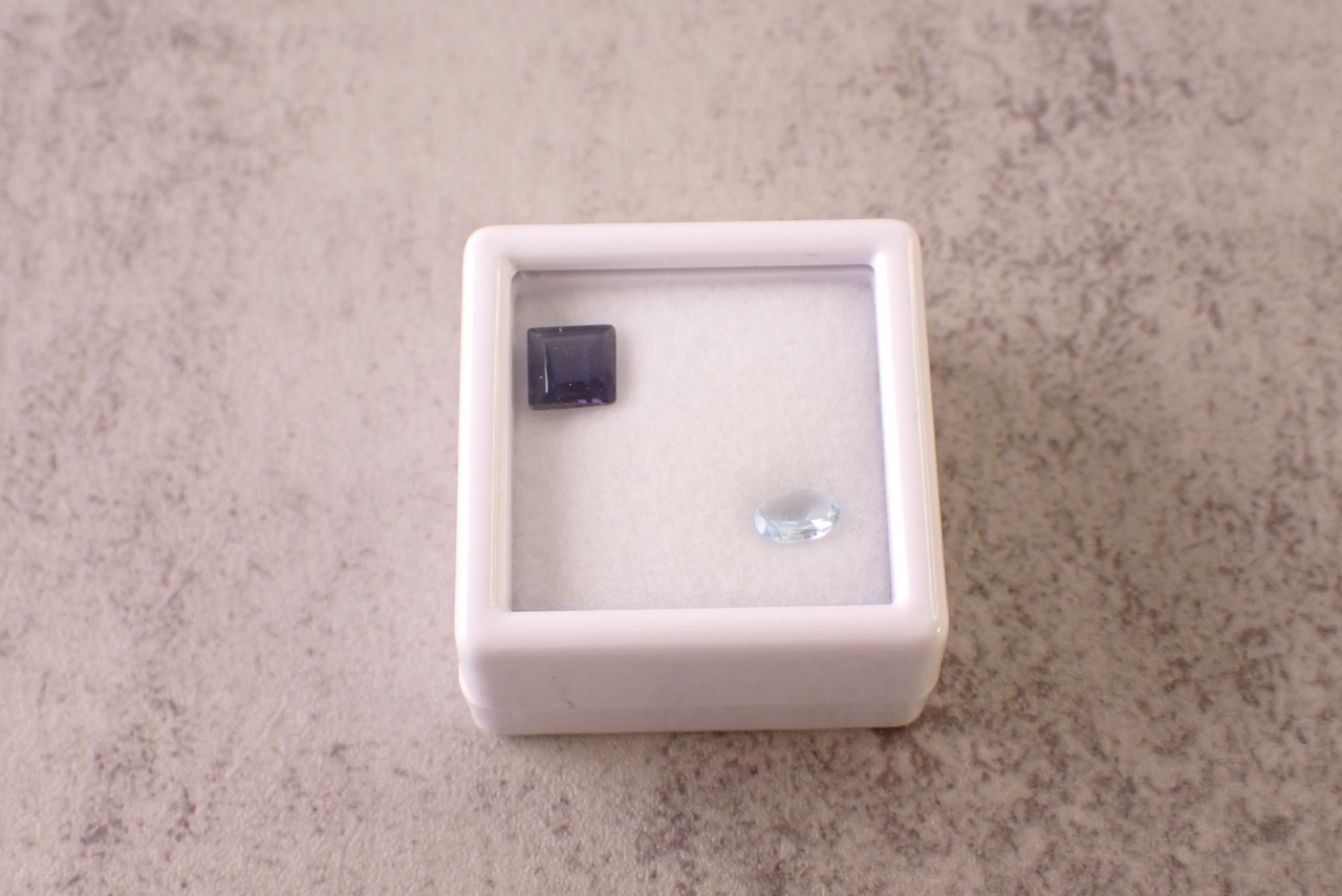 ◇【3月誕生石セット】アクアマリン&アイオライト