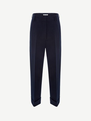 Wool Cropped Pants