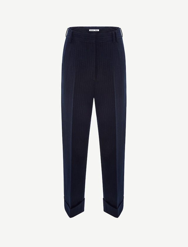 Wool Cropped Pants