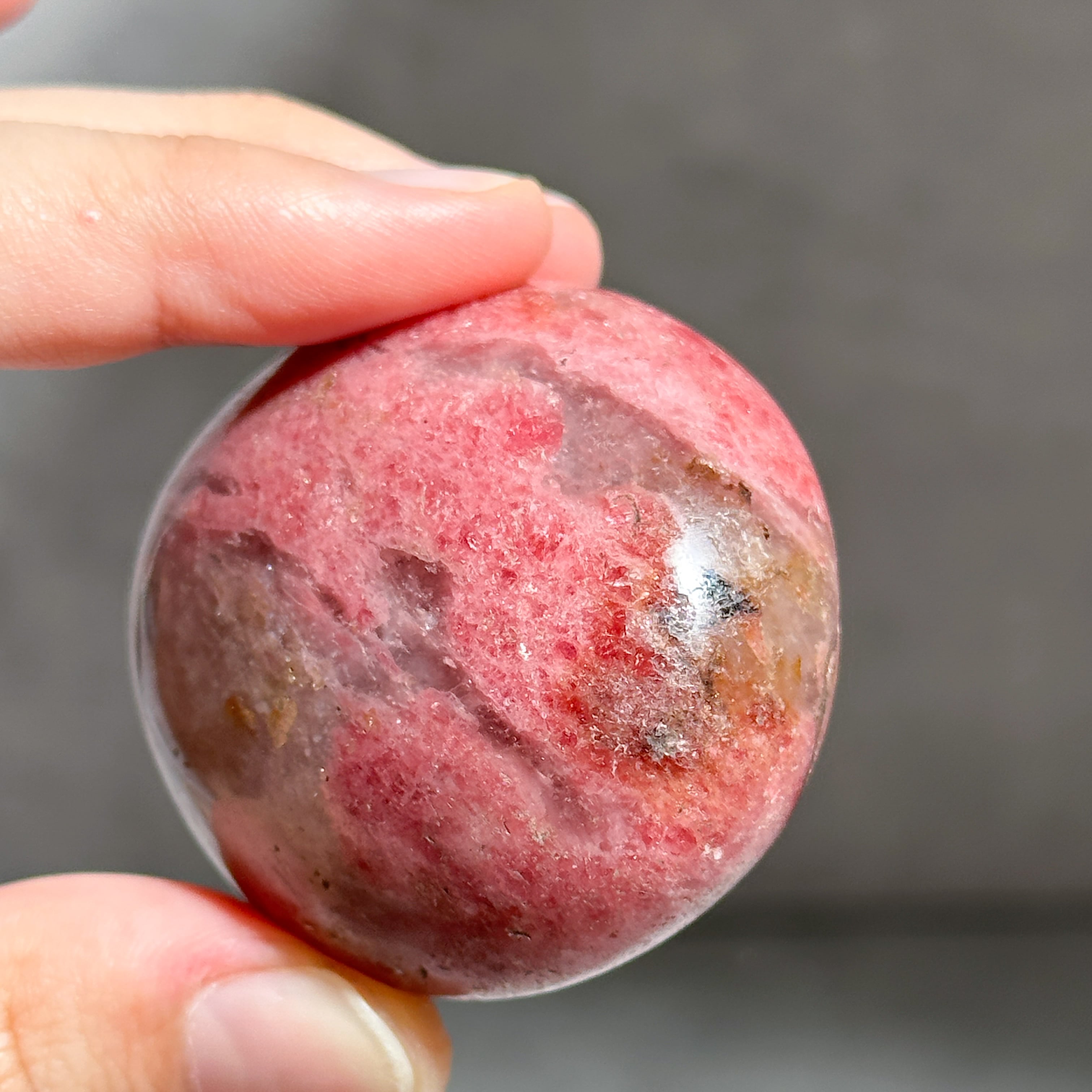 ロードナイト パームストーン32◇ Rhodonite ◇パワーストーン・天然石