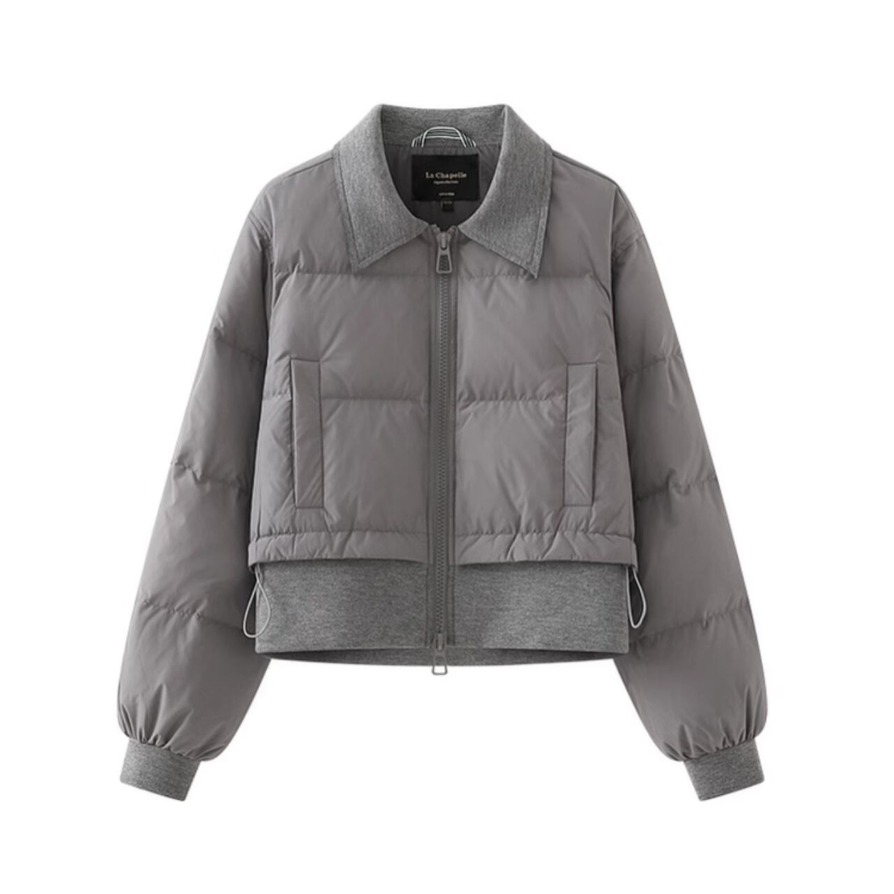 ダブルジッパーフェイクツーピースジャケット(2color) CO2512