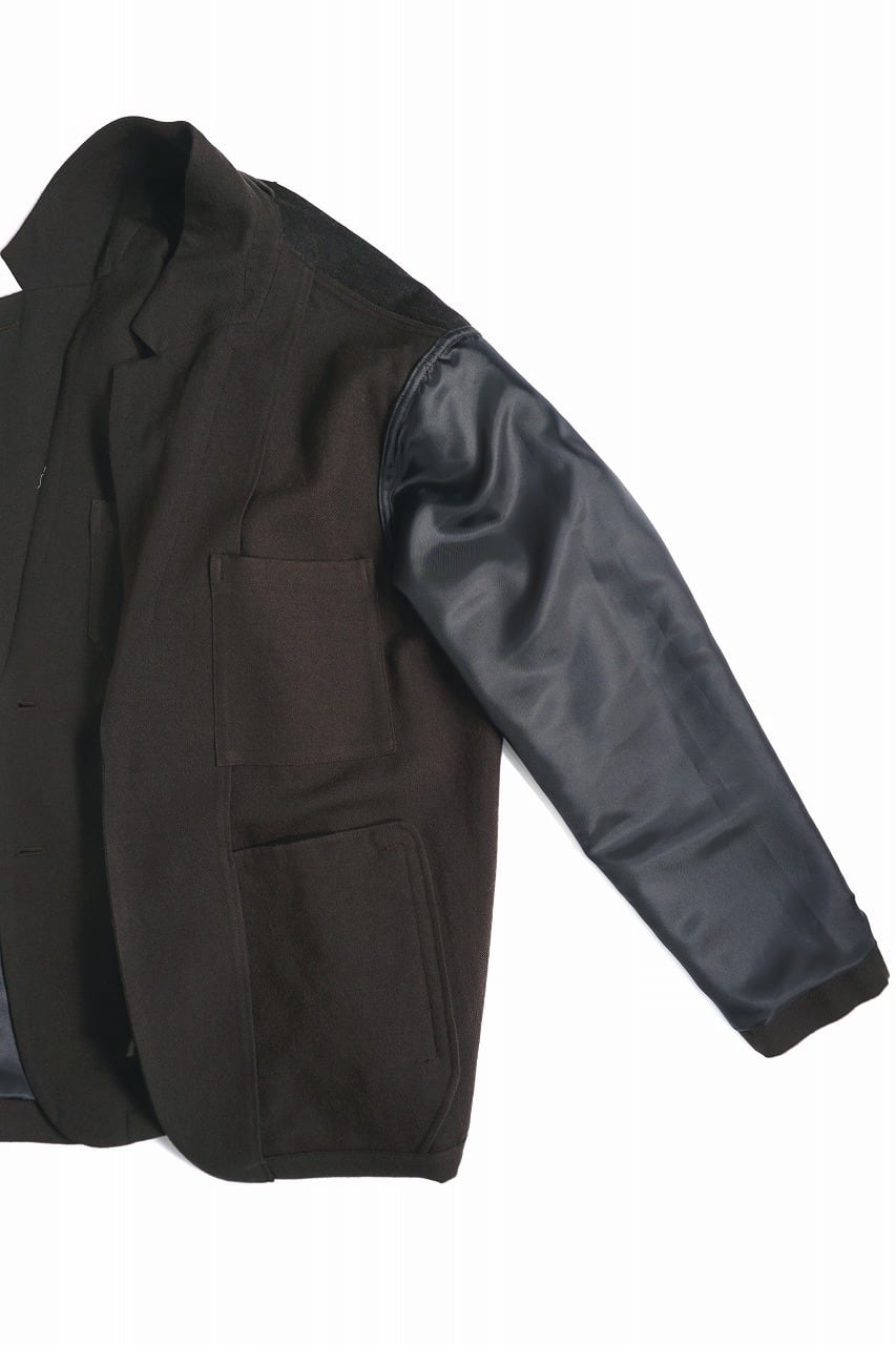 Virgin Wool Washed Twill Jacket