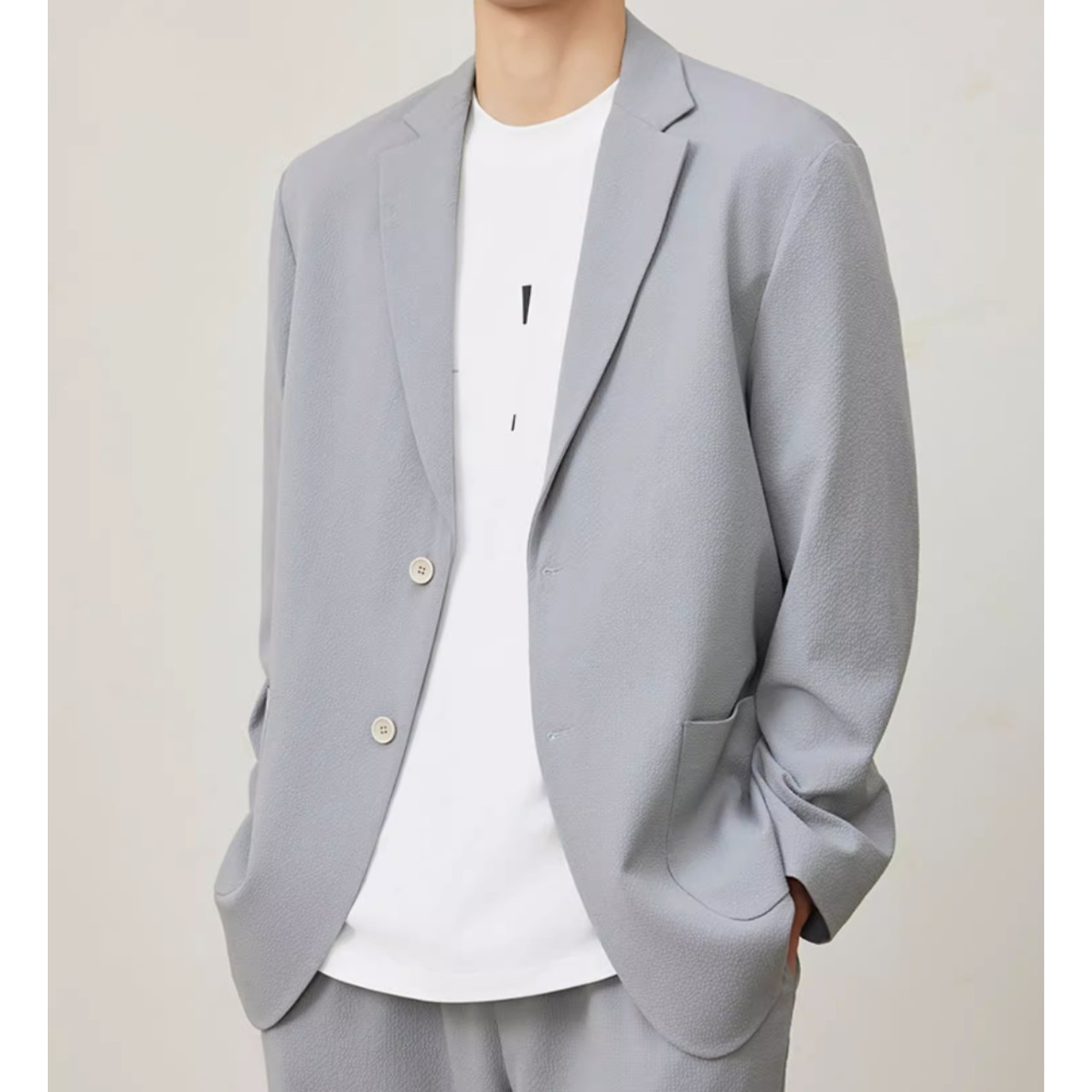 リラックスフィット ジャケット&パンツ セットアップ af0035