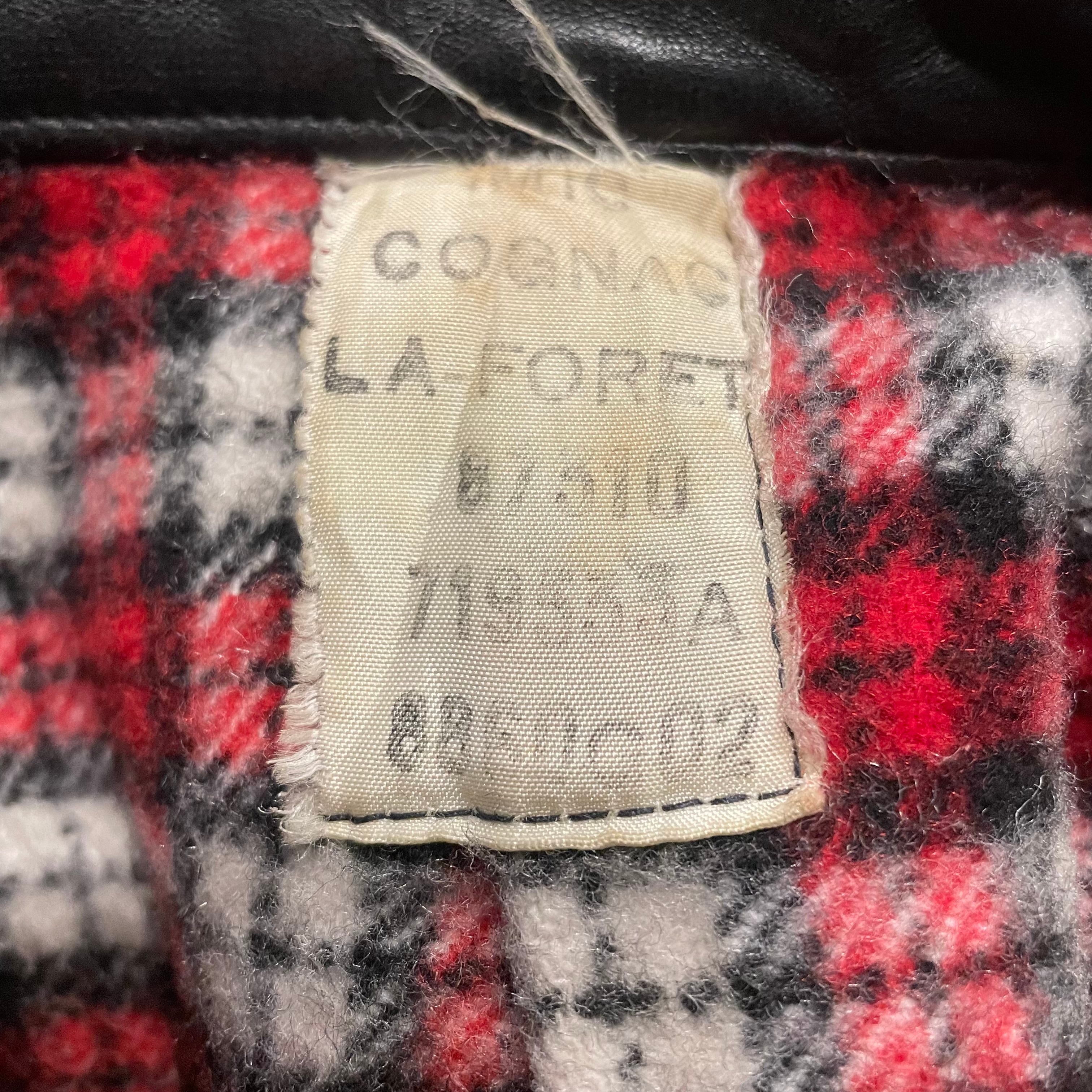 50s 60s French Vintage レザー コート ジャケット フランス製 ユーロ