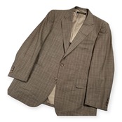 Brooks Brothers ブルックスブラザーズ ストライプ セットアップ 2B スーツ A5 /グレージュ系/上下セット/メンズ