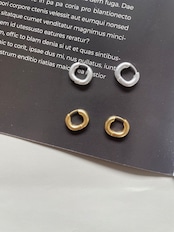 s925 metal hoop pierce