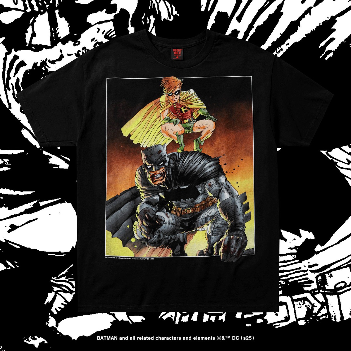 BATMAN & ROBIN | GEEKS RULE 15 SILKSCREEN PRINTING T SHIRT | GEEKS 
