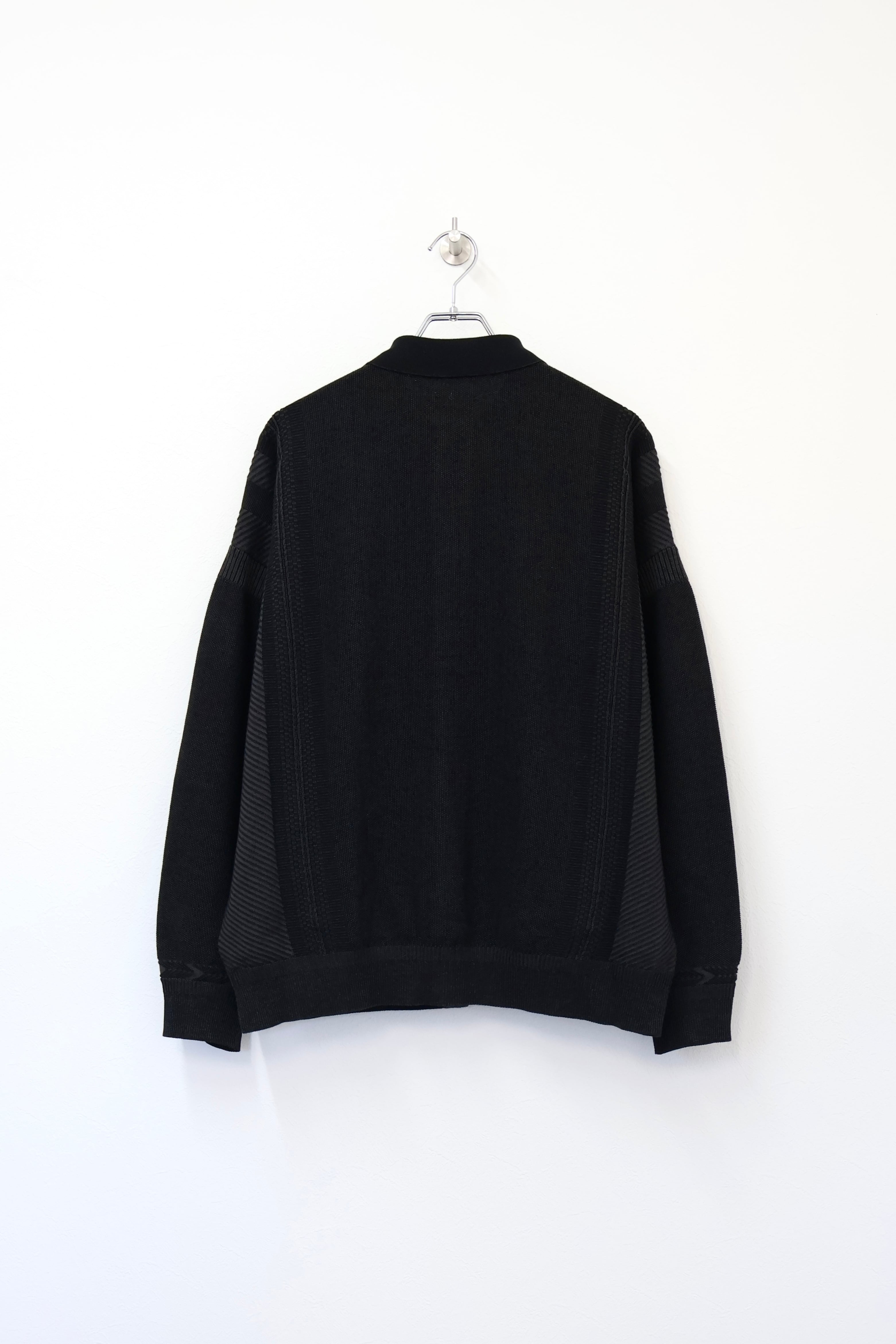 YASHIKI Kokuu Collar Cardigan -BLACK- | OoaLL