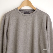 comm.arch. Cotton Hemp Pin Border L/S Tee