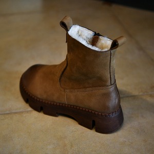 カウレザースノーブーツ 2type W10256