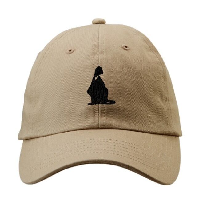 江戸猫 和風デザイン 刺繍キャップ /Edo Cat Japanese Design Embroidered Cap