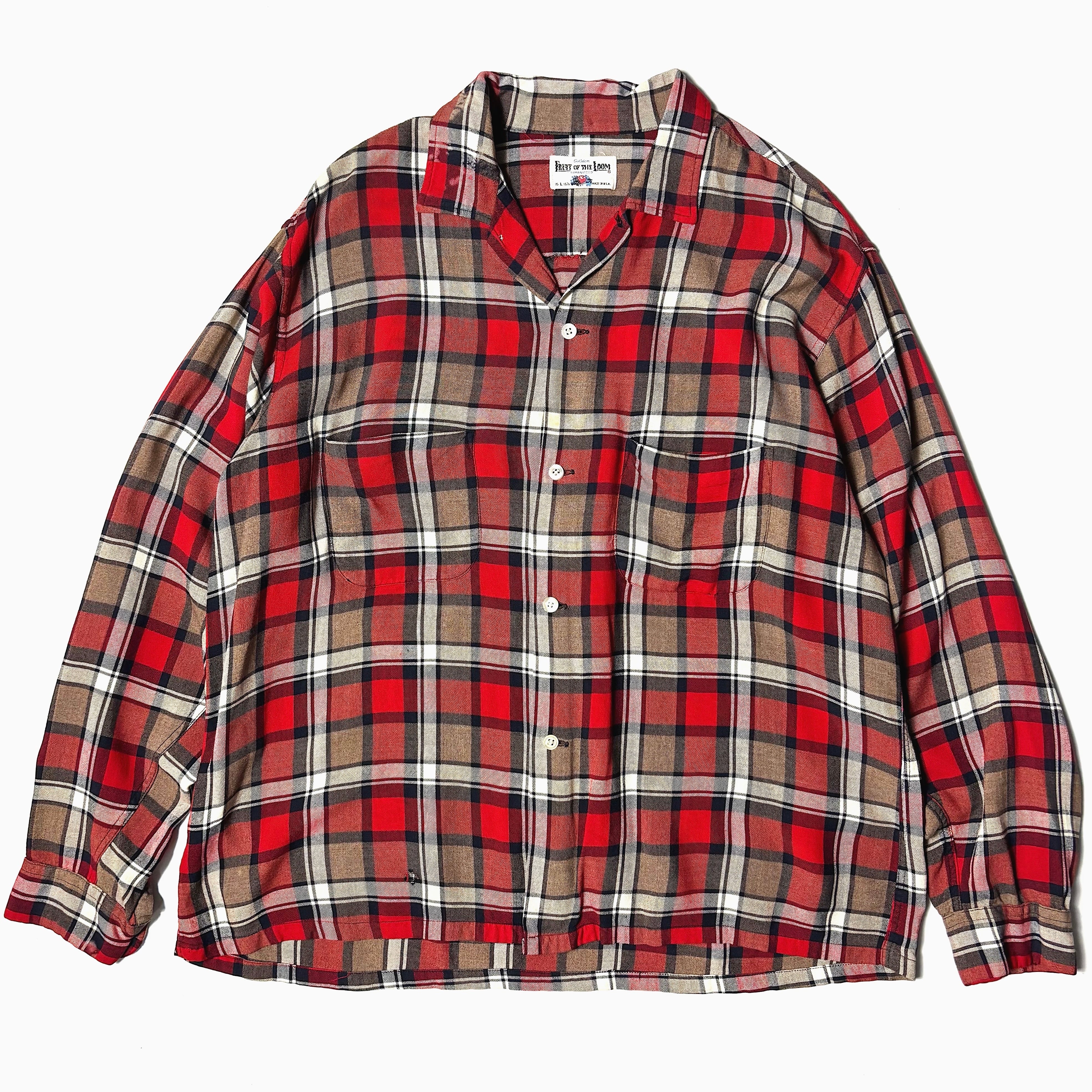 60s Bill's プリネル プリントネルシャツ ヴィンテージ オンブレ 古着