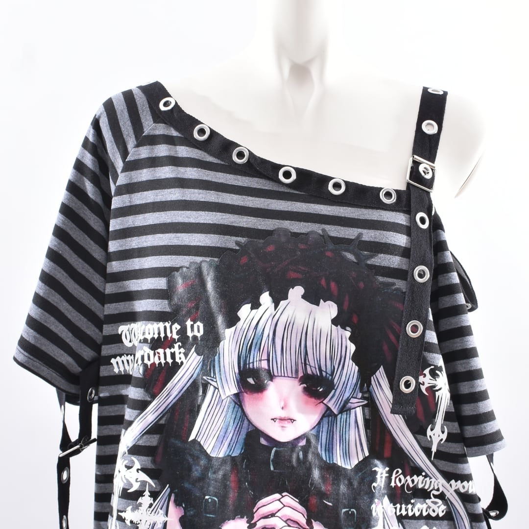 Goth GirlワンショルTシャツ | VOLCAN&APHRODITE 公式通販